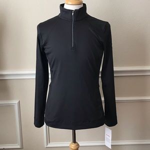 Spyder Ladies Savona Zip T-Neck  Black